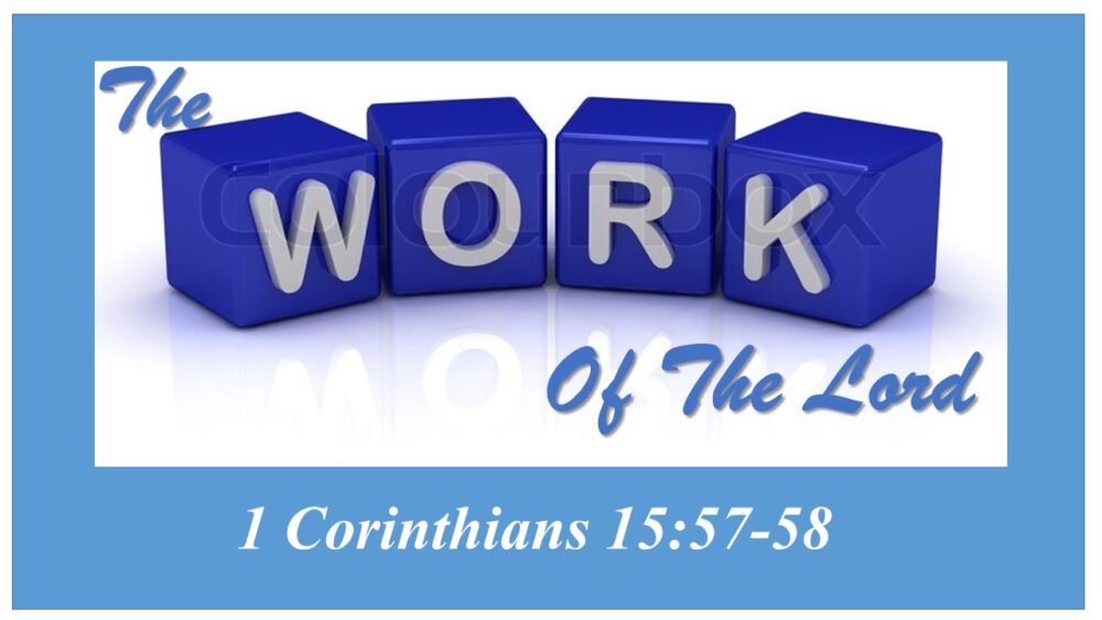 The Work of the Lord Image